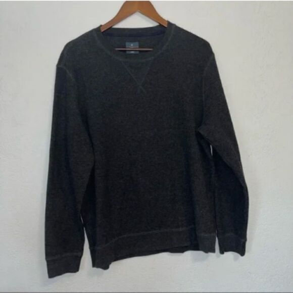 Men's Crewneck Dark Grey Sweatshirt - Picture 2 of 5